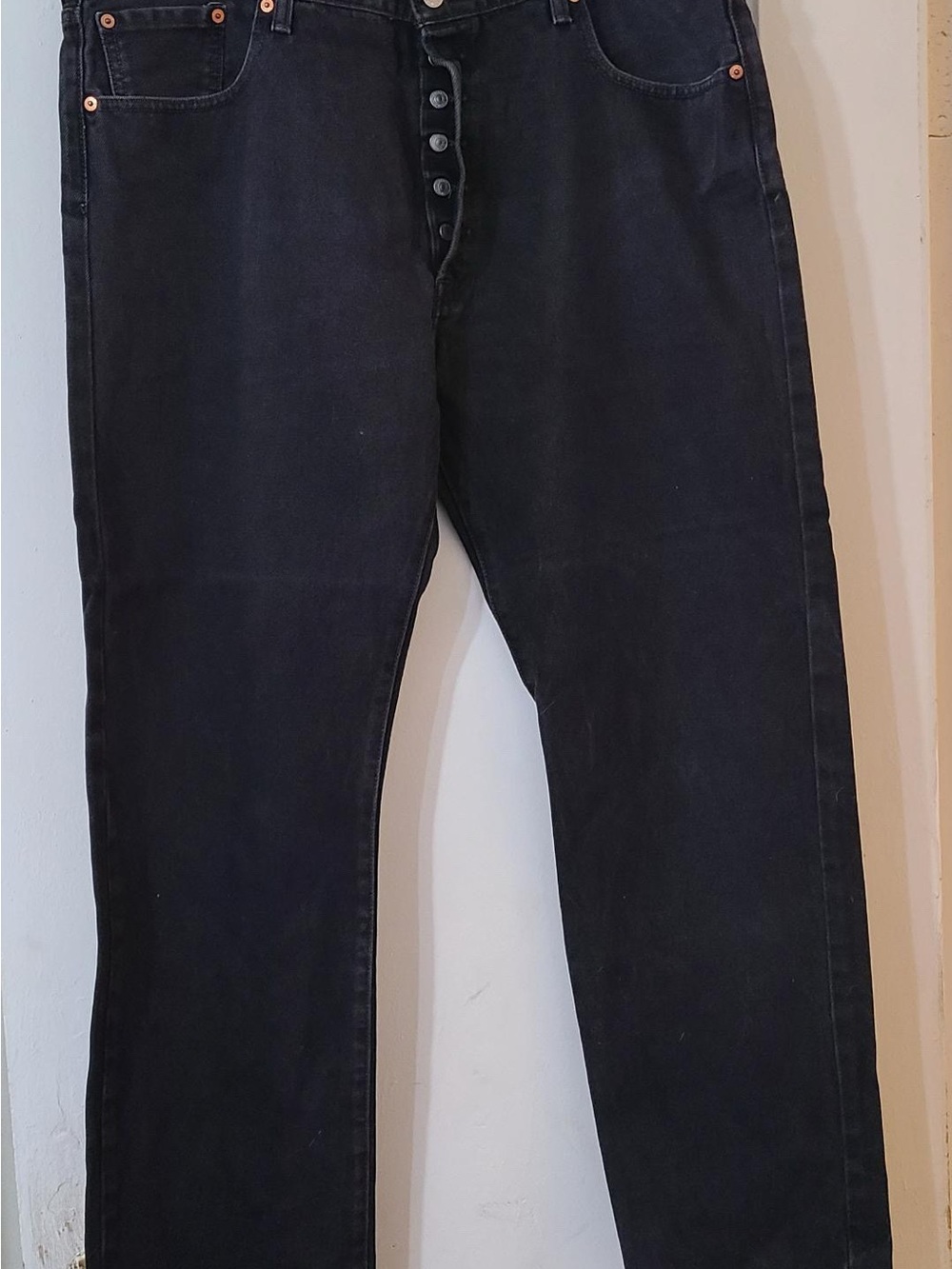 Levi's 501 Original Fit Jeans Black Button
Fly 40x32